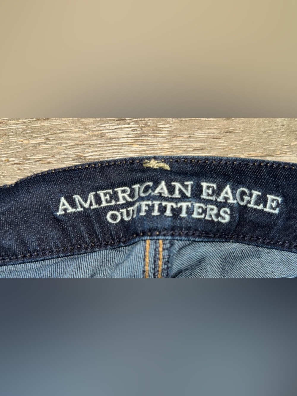 American Eagle Outfitters Dark Indigo Denim Bermuda Shorts - Picture 7 of 8